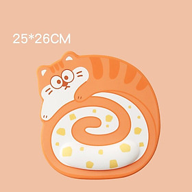 Mua Miếng Lót Chuột Kê Tay Bàn Phím Mèo Cuộn Chó Corgi Đệm Cổ Tay Mousepad 3D Chống Mỏi  Chai Tay Art house_ Hàng chính hãng
