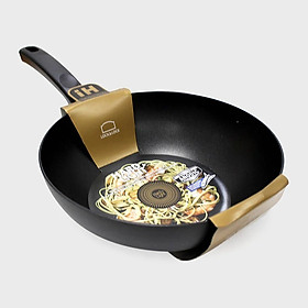 Mua Chảo sâu lòng Cookplus Hard&Light bằng nhôm 30cm  W/Coating inside Okitsumo - LHB2305OK-1