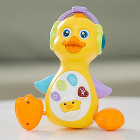 Vịt con vui nhộn di chuyển có nhạc và đèn sinh động Ci Ci