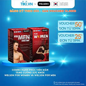 Combo Hạnh Phúc Viên Mãn Tăng Cường Sức Khỏe Welson For Women Và Welson For Men