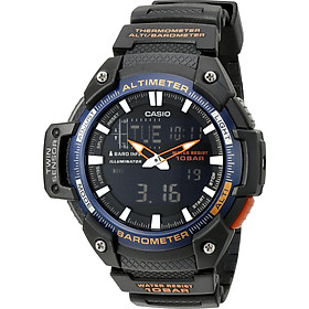 Đồng Hồ Casio SGW-450H-2BCF Cảm Biến Với Màn Hình Kỹ Thuật Số Analog Màu Đen