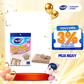 Khăn Lau Sợi Tre MyJae Lau Bếp, Lau Tay Đa Năng Hút Nước Tốt 2 Mặt Có Móc Treo 30cm x 42cm