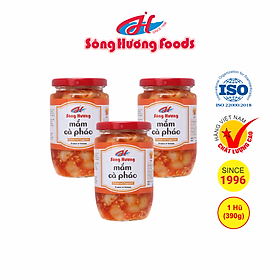 3 Hũ Mắm Cà Pháo Sông Hương Foods Hũ 390g