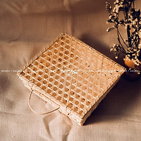 Mua Giỏ Đan Tre Có Nắp Đậy Đựng Đồ Tiện Dụng
