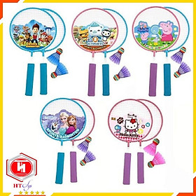 Bộ 2 Vợt Cầu Lông Cho Bé, Kích Thước 43x23cm, Tặng Kèm 2 Quả Cầu, Vợt Cầu Lông Trẻ Em, Đồ Chơi Trẻ Em HT SYS, Hàng Nhập Khẩu