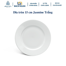 Mua Dĩa tròn Minh Long 15 cm - Jasmine - Trắng Bằng sứ  Hàng Đẹp  Cao Cấp  Dùng Trong Gia Đình  Đãi Khách  Tặng Quà Tân Gia