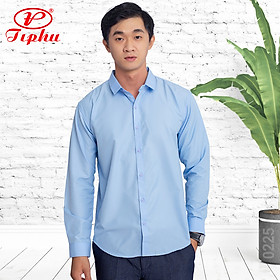Áo sơ mi màu hồng pastel hiệu Amazing, dáng trẻ slim fit, phong cách Hàn Quốc, vải bamboo mềm mịn