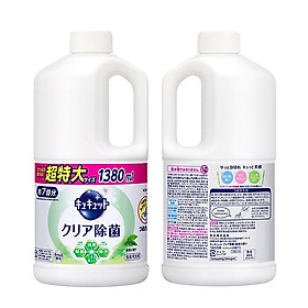 Nước rửa bát Kao 1380ml hương trà xanh nội địa Nhật Bản