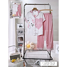 [HCM] (40-56kg) Đồ bộ pijama latin TNQD in 3D hoạt hình. doraemon - zic zac - gấu lotso - thỏ - khủng long - gấu Pooh - chuột Mickey - trơn - caro.