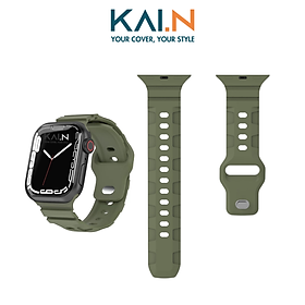 Dây Đồng Hồ Dành Cho Apple Watch KAi.N Sport Band- Hàng Chính Hãng - 42/44/45/49 mm - Dark Green