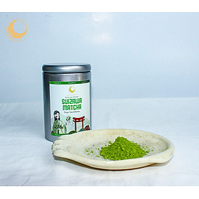 Hộp Trà Bột Matcha Nhật Bản Suizawa Matcha Moonstar Nguyên Chất Nhập Khẩu