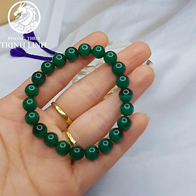 VÒNG TAY CHUỖI XANH LÁ 6LI