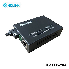 Bộ chuyển đổi quang điện Ho-Link HL-1111S-20AB 1 sợi quang 10 100MB