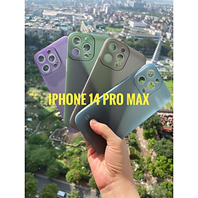 Ốp lưng silicon cho iPhone 14 Pro Max 6.7'' dẻo màu Gor Bảo vệ camera Hàng nhập khẩu