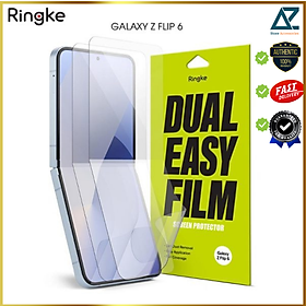 Combo 2 Miếng Dán màn hình RINGKE Dual Easy Film cho Samsung Galaxy Z Flip 6_ Hàng chính hãng