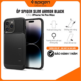 Hình ảnh Ốp lưng Spigen Slim Armor cho iPhone 14/14 Plus/ 14 Pro/14 Pro Max - Thiết kế mỏng nhẹ, chống sốc, chống bẩn, viền camera cao - Hàng chính hãng