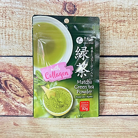 Bột Trà Xanh Matcha Collagen Yanoen 30G | Da căng mịn, sáng đẹp hơn