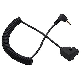 Coiled  2Pin Male to Female Extension Cable for DSLR Rig Anton Battery