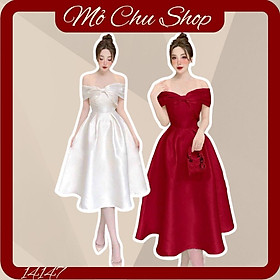 ĐẦM XÒE TAPTA TRỄ VAI NƠ NGỰC 14151
