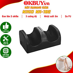 Máy massage lòng bàn chân, matxa bắp chân Nikio NK-182, mát xa bi xoay 360 độ và nhiệt hồng ngoại