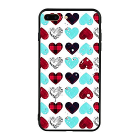 Ốp lưng viền TPU cao cấp cho điện thoại Iphone 7 Plus/8 Plus - Heart 07