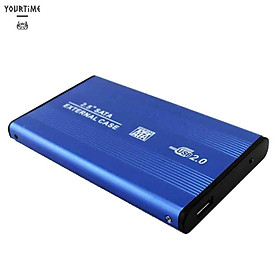 Hộp Đựng Ổ Cứng Ngoài 2.5 Inch USB 2.0 SATA Vỏ Hợp Kim Nhôm