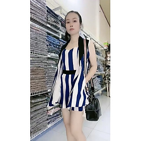 Set jum short và áo vest cao cấp Myqlothing.