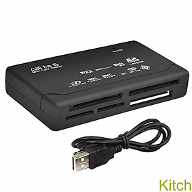 [Kitch]Card Reader USB 2 0 SD Card Reader Adapter TF CF SD Mini SD SDHC MMC MS XD Reading Device
