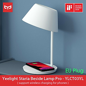 Xiaomi Yeelight Staria Bedside Lamp Pro YLCT03YL With Qi Wireless Charge Station Desktop Lamp 2700K-6500K Night Light