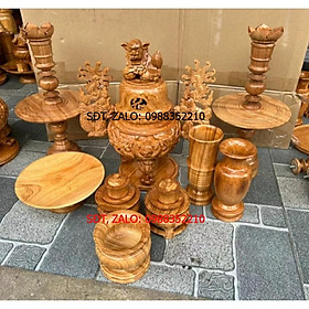 Lư hương gốm sứ Bát Tràng giả cổ hình chữ nhật men nâu