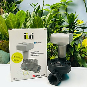 Mua Bộ hẹn giờ mở nước tưới cây IIRI thông minh điều khiển bằng bluetooth tích hợp van điện từ cao cấp 34mm sản xuất ở tập đoàn Baccara Israel hàng đầu thế giới
