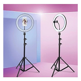 Đèn livetream kèm chân  26cm dùng livetream, chụp ảnh, makeup trang điểm