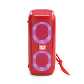 TG333 Loa bluetooth không dây công suất 30W thẻ loa kép loa siêu trầm ngoài trời Đèn nhiều màu RGB với đài FM caixa de som Màu sắc: đỏ