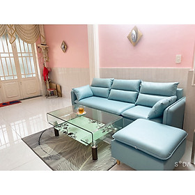 Mua Ghế sofa phòng khách juno Sofa Băng 2m1 kèm theo đôn