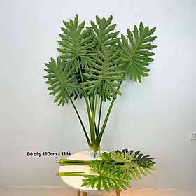 Cây trầu bà lá xẻ, trầu bà thanh xuân gỉa - Size 110cm đến 140cm - Trầu bà cánh phượng cao cấp - Cây giả, hoa lụa Decor trang trí nhà cửa