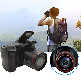 Máy ảnh kĩ thuật số chuyên nghiệp zoom lấy nét 16x độ phân giải 1280x720 hỗ trợ khe cắm thẻ nhớ và 4 pin AA
