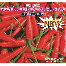 Mua Hạt Giống Ớt Chỉ Thiên Năng Suất Cao  Siêu Cay Gói 0.4gram Nguyên Bao Bì Nhà Sản Xuất - Shop Hạt Giống Ba Miền Chịu Nhiệt