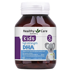 Viên bổ sung DHA cho bé thông minh, tiếp thu nhanh Healthy Care Kid Streng DHA chính hãng Úc mẫu mới - GIẢI PHÁP SỐNG KHỎE