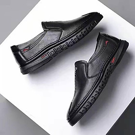 LCRTZKG giày kinh doanh nam Thương hiệu giày lái xe giản dị nam Giày thoải mái nam Giày đế mềm da kinh doanh