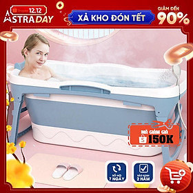 HÀNG CAO CẤP Bồn tắm gấp gọn cho người lớn, Bồn tắm seka thông minh xông