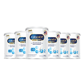 Combo 6 lon sữa bột Enfamil A2 Neuropro 2 cho trẻ từ 6 - 12 tháng tuổi – 800g