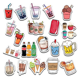 Lịch sử giá Sticker Drinks Chủ Đề Cà Phê Trà Sữa Đồ Uống Cute Ngẫu ...