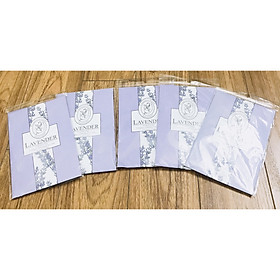 Combo 5 Túi Thơm Hương Hoa Thảo Mộc Thiên Nhiên Treo Tủ Quần Áo Khử Mùi, Đuổi Côn Trùng- Combo Lavender
