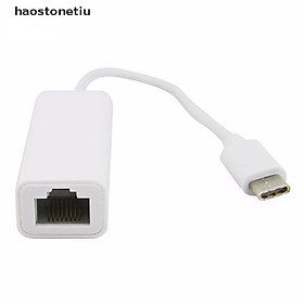 Đầu Chuyển Đổi USB 3.1 Type c Sang RJ45 Gigabit Ethernet RJ45 LAN Cho Macbook