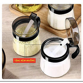 Mua  Set 6 Món  Hũ Đựng Gia Vị  Lọ  Hộp  Hũ Thủy Tinh Đựng Gia Vị 500 ml Chống Nước  Ẩm Mốc  Côn Trùng