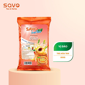 Trà Đào hòa tan SAVO IceTea (Peach IceTea) - Túi 800gr