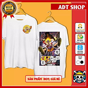 Áo Thun In Hình Luffy Gear 5 Cực đẹp với 2 Mẫu Trắng và đen, full size ADT|SHOP