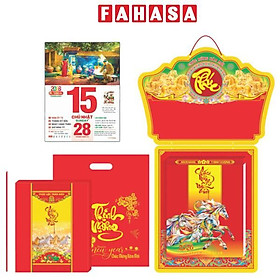 Lịch Bloc Siêu Đại - Phong Cảnh Việt Nam - Bảng Treo Metalize - 20 x 30 cm - TĐ20