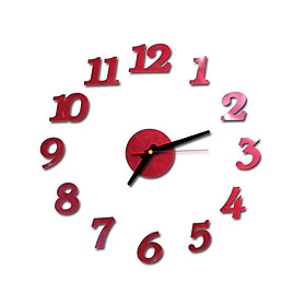 Đồng hồ treo tường-Màu đỏ