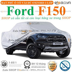Bạt che phủ xe ô tô Ford F150 3 lớp cao cấp